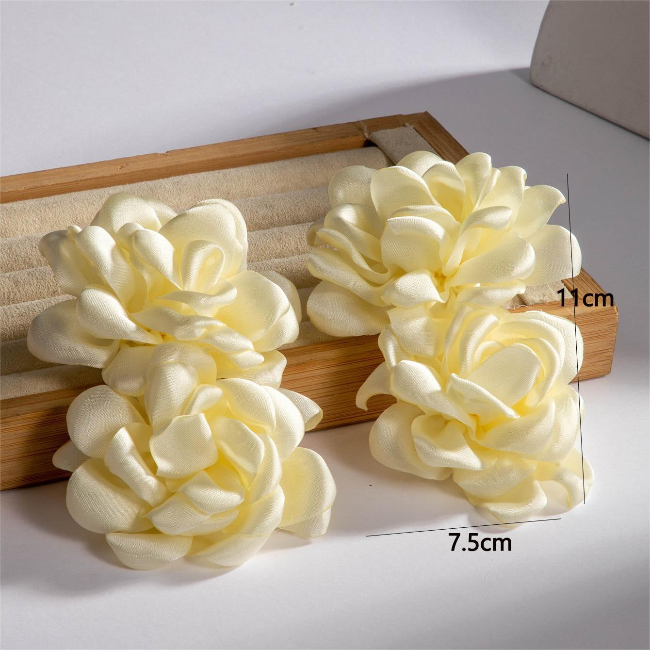 Wholesale 2PCS/Pack color flower sunflower earrings  tulip flower earrings earrings
